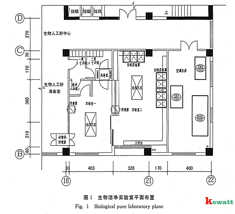 醫(yī)院生物實(shí)驗(yàn)室凈化工程設(shè)計(jì)圖