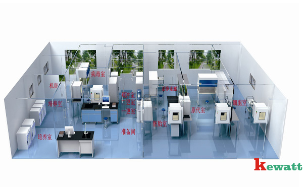 植物細胞培育實驗室的3D設計圖